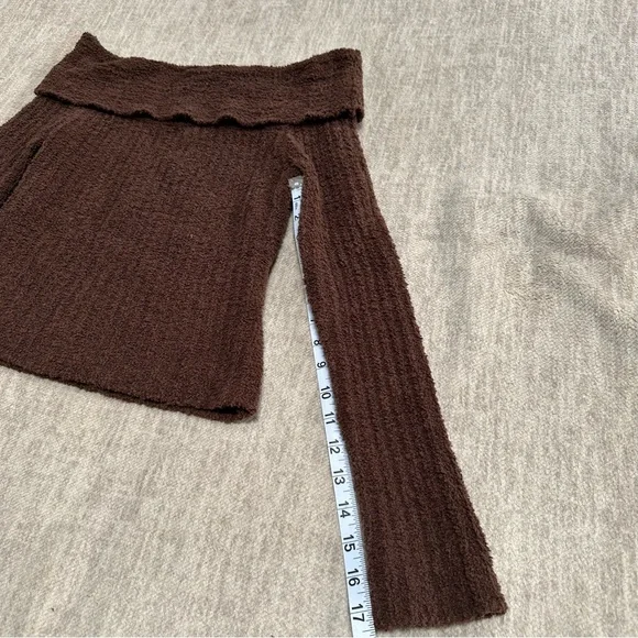 House of CB Brown “Saffron” Off Shoulder Knit Top and “Sloane” Skirt Set Small S - Picture 10 of 12